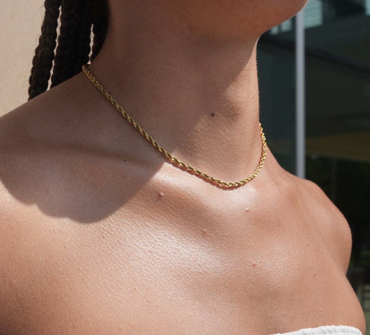 FREE 14k Gold Rope Necklace