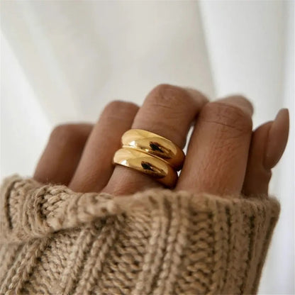 Double Gold Ring