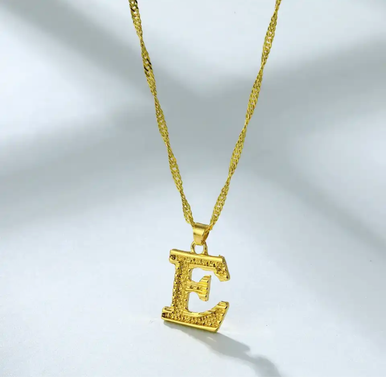 Gold Initial Necklace