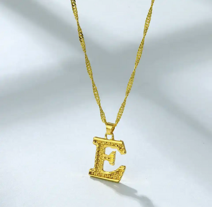 Gold Initial Necklace