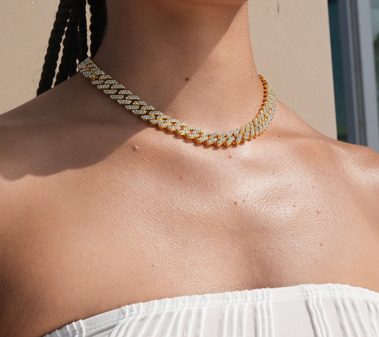 Gold Dainty Cuban Link Choker