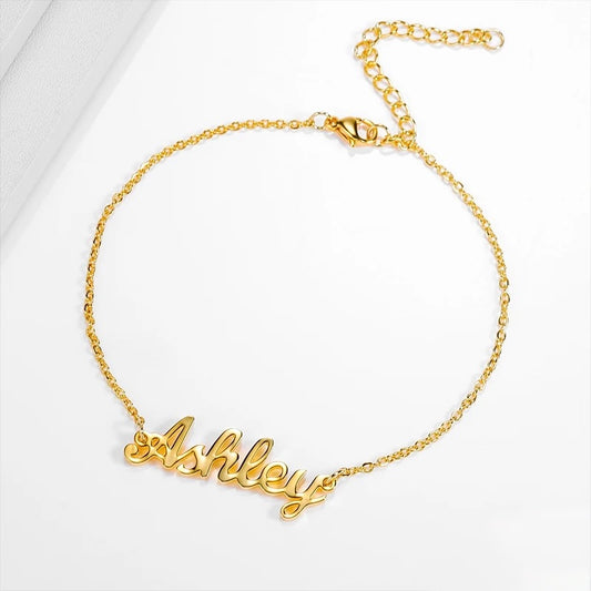 Nameplate Anklet