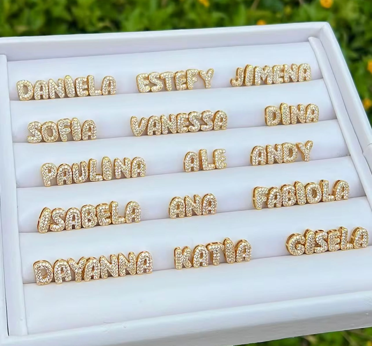 Crystal Bubble Letter Nameplate *Ships In 1 Day