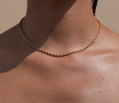 FREE 14k Gold Rope Necklace