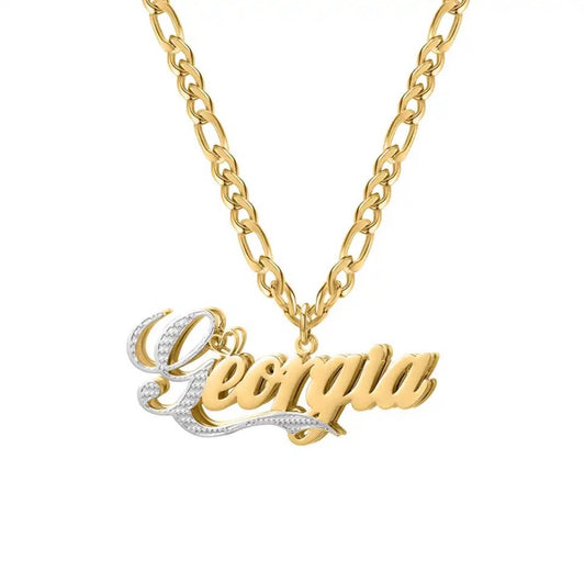 24k Gold Plated Nameplate