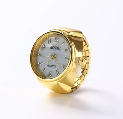 Gold Watch Ring 18k Gold Plated