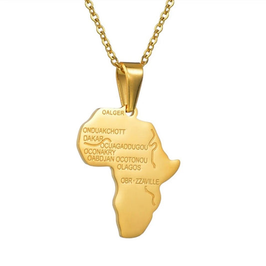 Africa Pendant Necklace