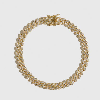 14k Gold Cuban Anklet