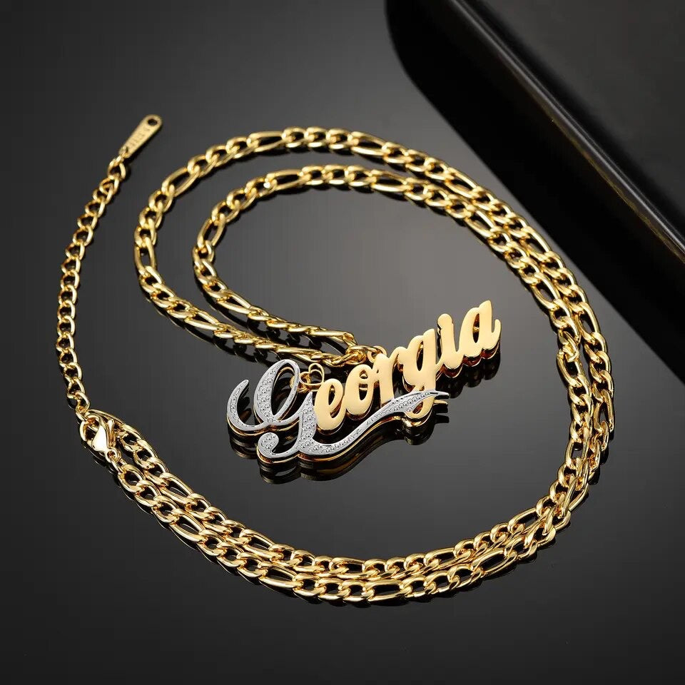 24k Gold Plated Nameplate