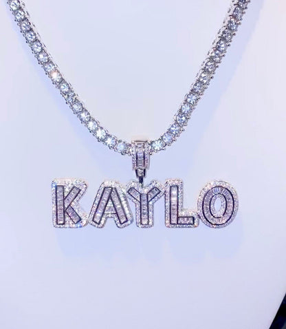 Small Diamond Nameplate