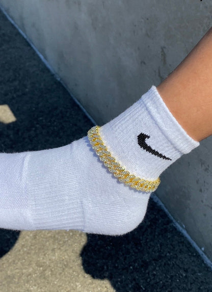 14k Gold Cuban Anklet